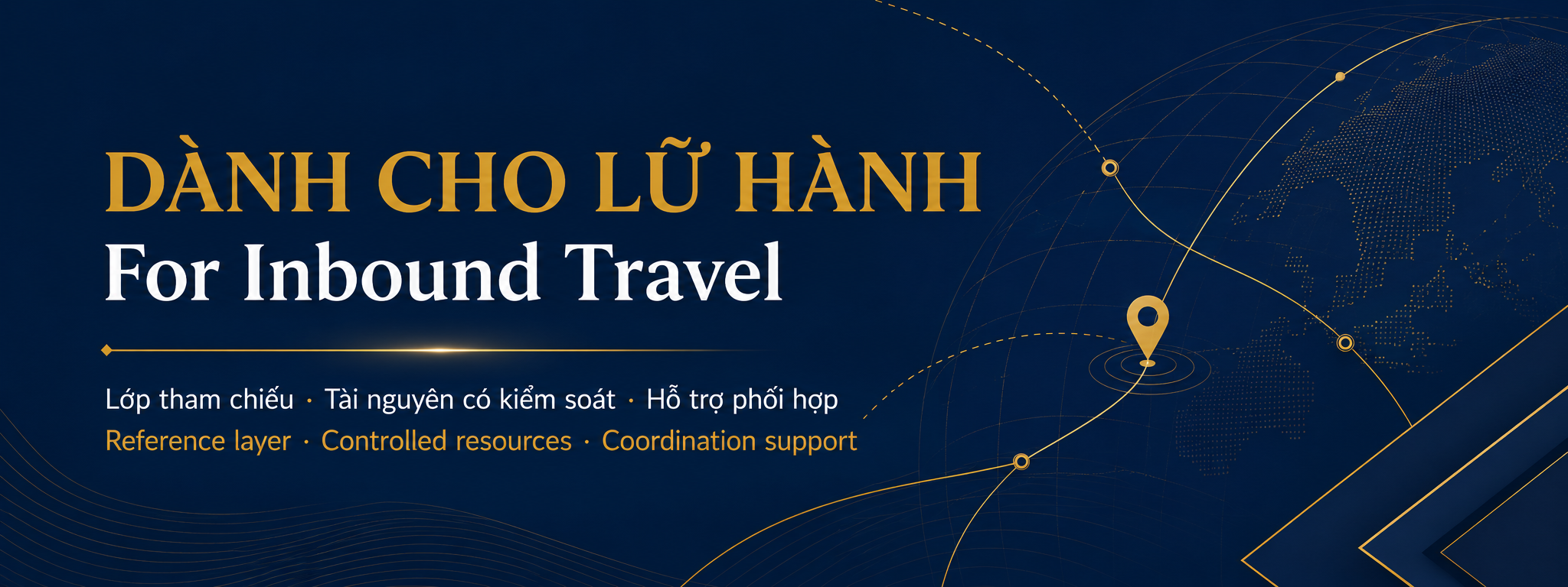 Đội ngũ lữ hành điều phối hành trình nhiều điểm cho khách quốc tế